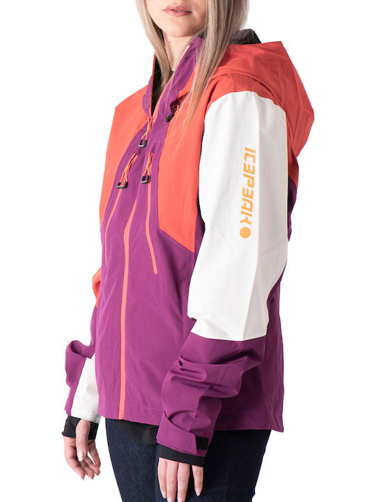 Icepeak 53195364-790 Frauen Jacke aus für Ski & Snowboard Mehrfarbig