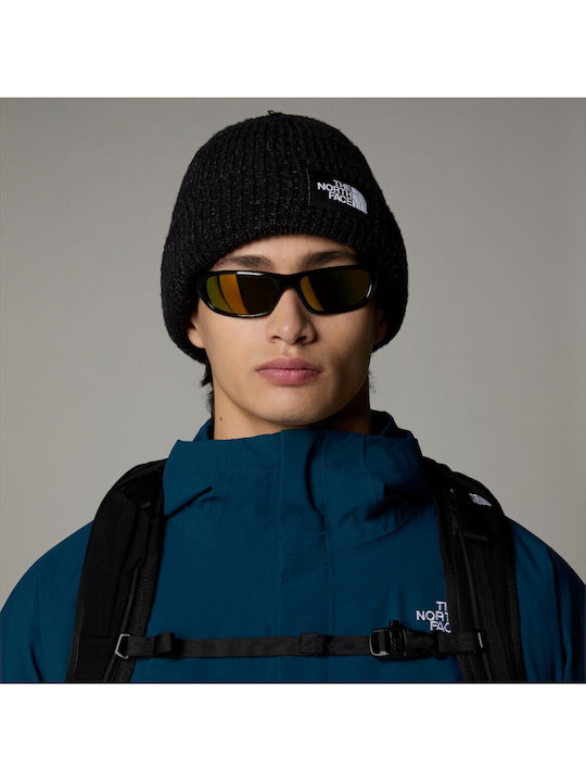 Salty Dog Beanie Unisex Σκούφος Πλεκτός σε Μαύρο χρώμα