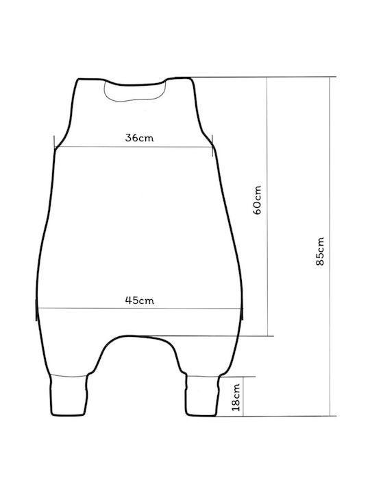 Jukki Winter Sleeping Bag with Feet 2.5 Tog Boho Garden