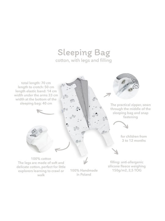 Jukki Winter Sleeping Bag with Feet 2.5 Tog