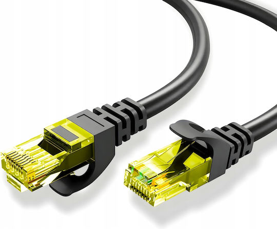 U/UTP Cat.6 Gigabit Network Cable Outdoor 3m Black