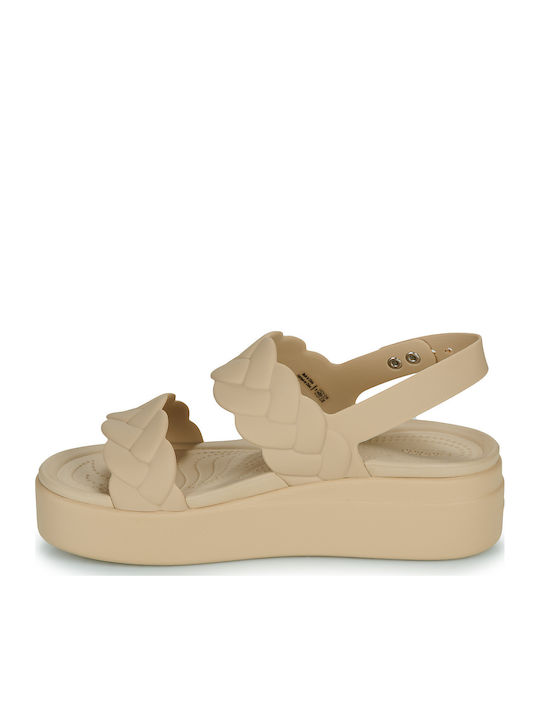Brooklyn Women's Platform Shoes Beige
