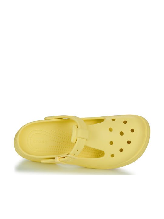 Crocs Classic Mary Jane Women's Clogs Yellow