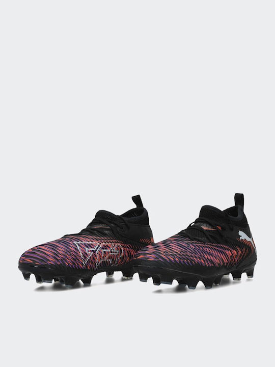 Future 8 Match Kids Molded Soccer Shoes Black
