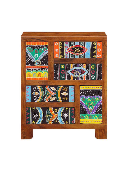 Bufet din Lemn Masiv Multicolor 50x35x60cm