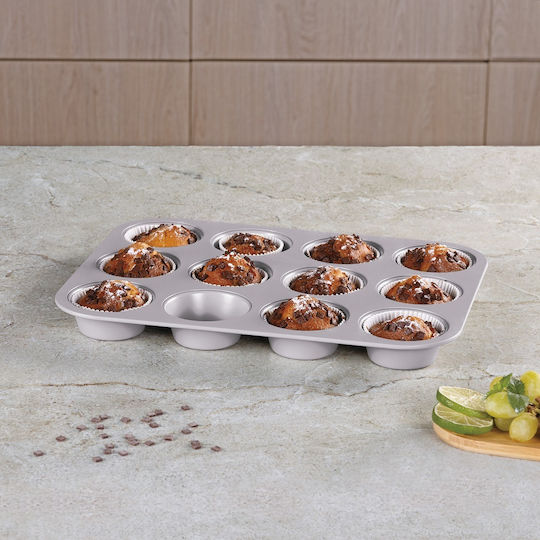 Berlinger Haus Φόρμα Ζαχαροπλαστικής για Cupcakes/Muffins 12 Θέσεων 35x26.5x3εκ.