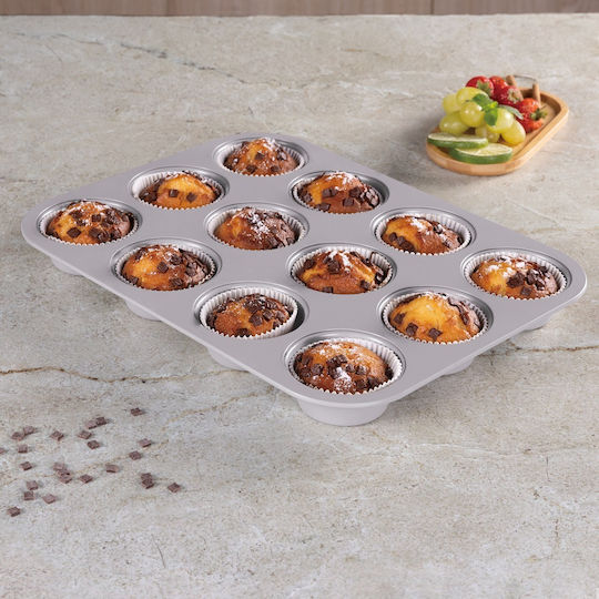 Berlinger Haus Φόρμα Ζαχαροπλαστικής για Cupcakes/Muffins 12 Θέσεων 35x26.5x3εκ.