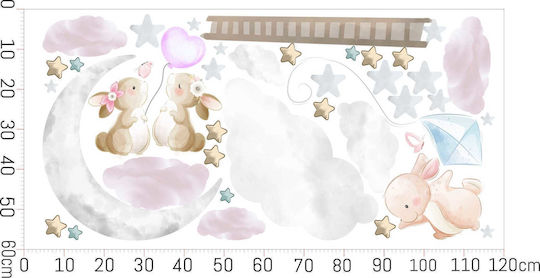 Decowalls Kinder Wandsticker Wand 60x120cm