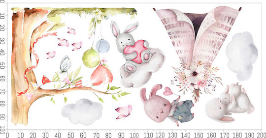 Decowalls Kinder Wandsticker Wand 100x200cm