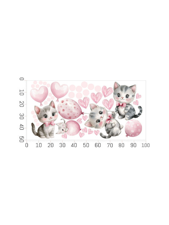 Decowalls Autocolant Decorativ pentru Copii Perete 50x100buc