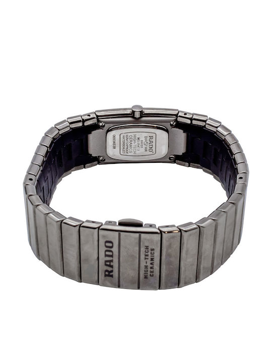 Rado Ανδρικό Ρολόι Μπαταρίας με Ασημί Μεταλλικό Μπρασελέ