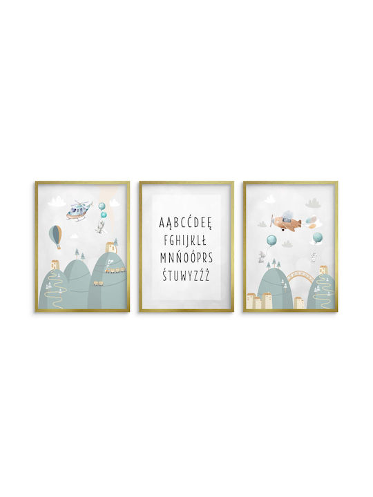 Decowalls Afiș pentru Copii 40x30buc
