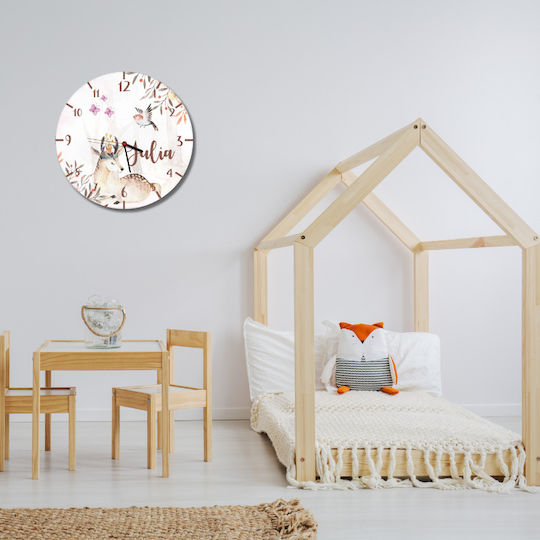 Kids Wall Clock Glade Boho Decoration Kids Room Clock
