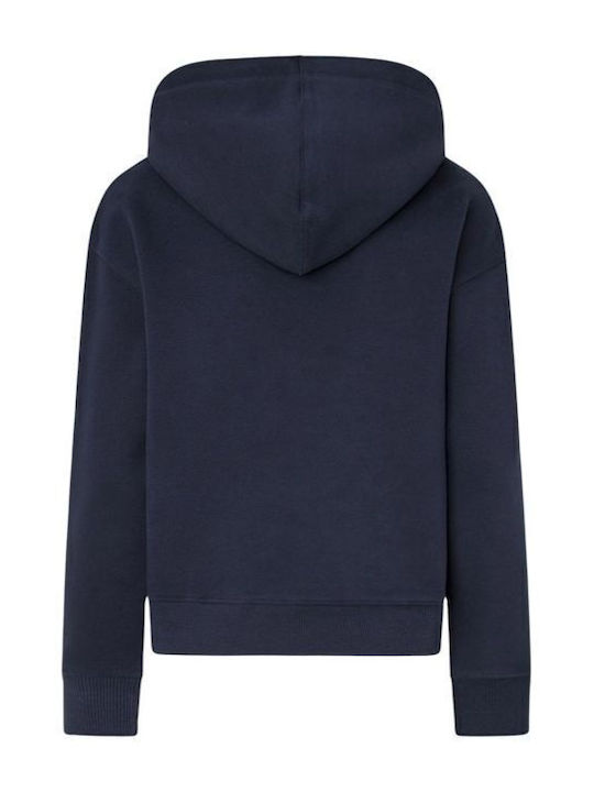 Frida Women's Sweatshirt Hooded Dulwich Blue