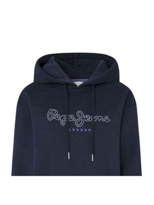 Frida Women's Sweatshirt Hooded Dulwich Blue