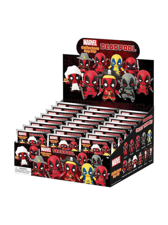 Monogram Marvel Deadpool 24pcs Pdq Blind Bag Random 3d Foam Bag Clips Figures