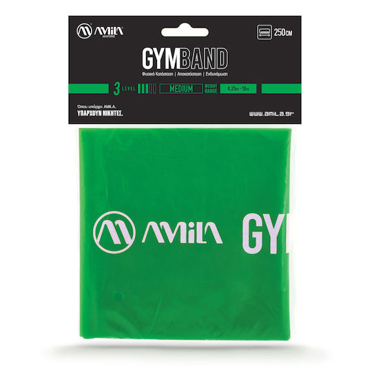 AMILA Resistance Band Gymtube Moderate Green