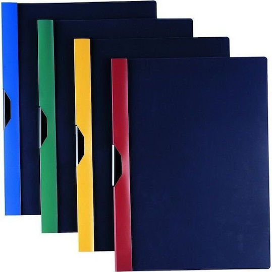 Logigraf Elegant Clipboard with Metal Clip A4 4 Colors Yellow-Black
