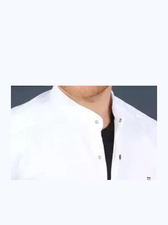 Long-sleeved Cotton Shirt White