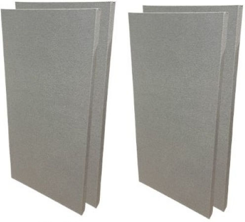 Audiodesigner Rect Sound Absorbing Panel (4pcs) 120cm x 60cm x 50mm in Gray Color