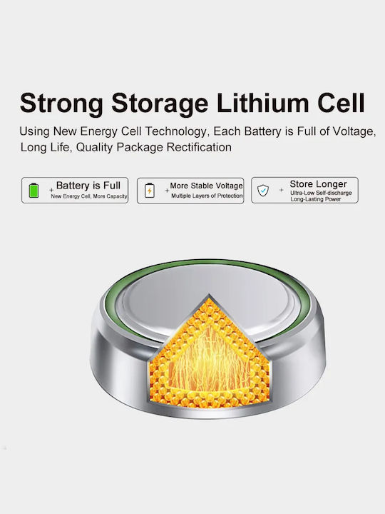 Pujimax Alkaline Watch Batteries LR44 1.5V 10pcs