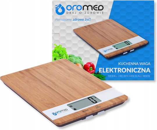 Oromed Ψηφιακή Ζυγαριά Κουζίνας έως 5kg Χρυσή