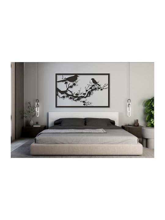 Dekorative Wandpaneele mit Ausschnittmuster Vögel Wohnzimmer 59x95