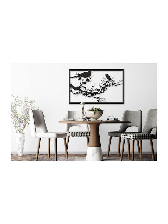 Dekorative Wandpaneele mit Ausschnittmuster Vögel Wohnzimmer 59x95