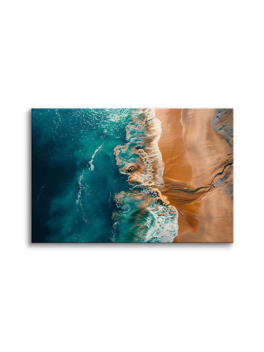 Picturi Living Room Plajă Tropicală Vedere Ocean Turcoaz 80x120