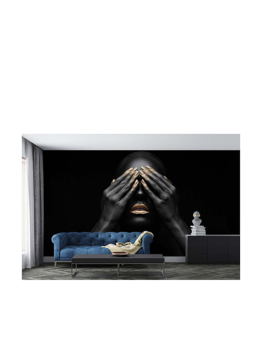 Frescă de Perete Contemporană Living Dormitor Femeie Aurie 260x390