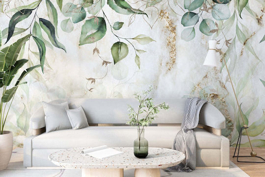 Fresce de Perete Cameră de Zi Decorațiune Modernă de Perete Frunze Suspendate 197x296