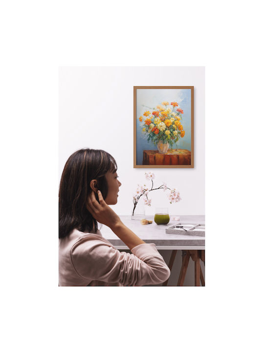 Vintage Poster Set Frames Unframed Printed On Photographic Paper Featuring Nature Motifs
