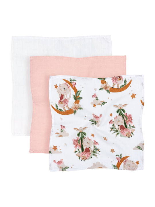 Jukki Burp Cloth 30x30cm 3 Pieces