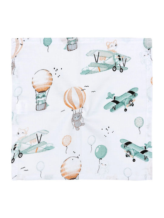 Jukki Muslin Changing Pads 30x30cm. 3pcs