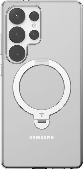 Torras Ostand Back Cover Silicone Transparent (Galaxy S25 Ultra)