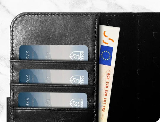 Rosso Elite Wallet Δερμάτινο Μαύρο (Google Pixel 9 Pro XL)