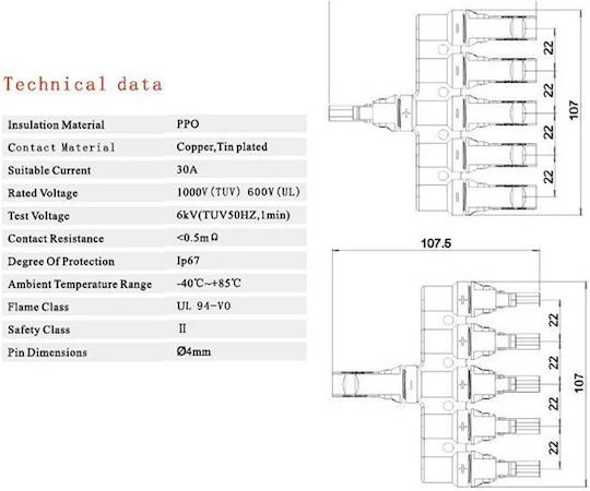 Tipa MC4-Stecker 1Stück