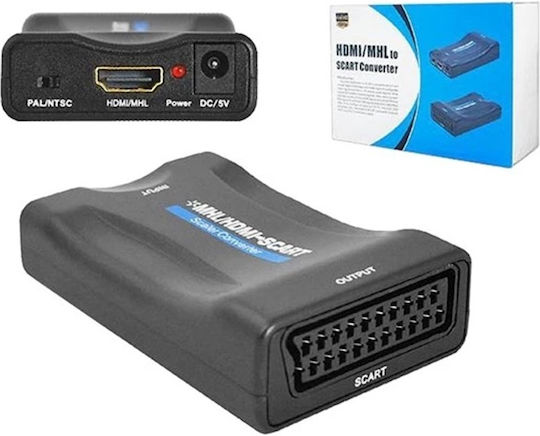 Hadex Converter Scart female to HDMI female 1pcs