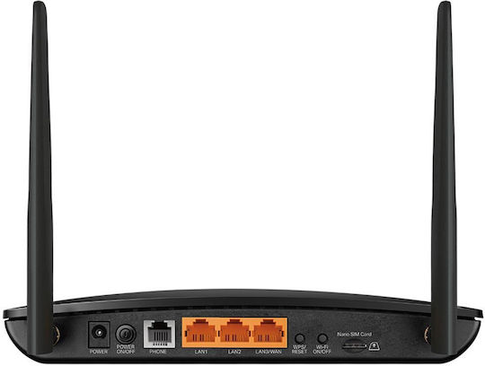 TP-LINK TL-MR6500V v4.20 Ασύρματο 4G Router Wi‑Fi 4 με 2 Θύρες