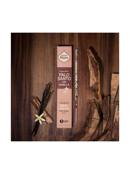 Palo Santo Vanilla Incense Sagrada Madre Premium Incense 8pcs