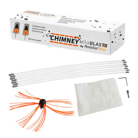 Maxblast Powered Chimney Sweep 9m