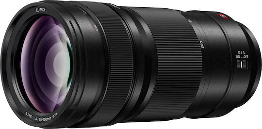 Panasonic Full Frame Camera Lens Lumix S PRO 70-200mm f/4 O.I.S Tele Zoom / Telephoto for Leica L Mount Black