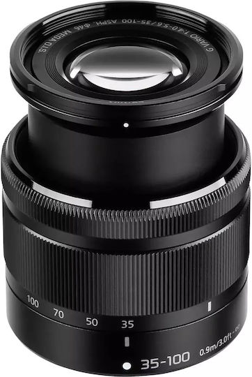 Panasonic Crop Φωτογραφικός Φακός Lumix G 35-100mm F/4-5.6 O.I.S. Standard Zoom για Micro Four Thirds (MFT) Mount Μαύρος