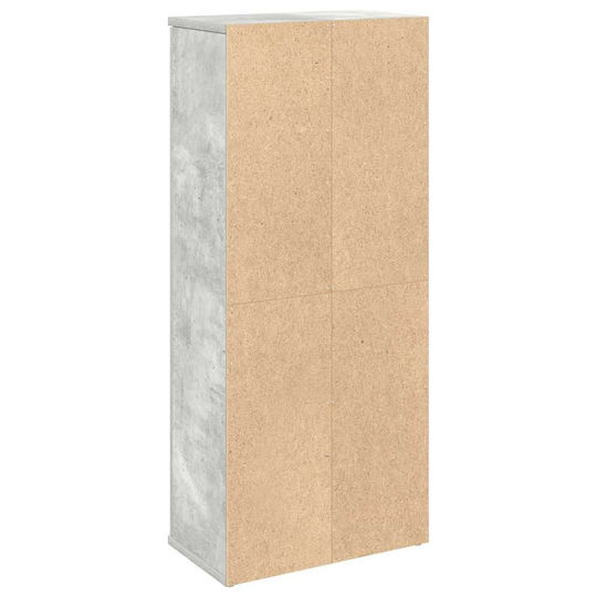 vidaXL Ντουλάπι Μπάνιου 39x22x90cm Γκρι