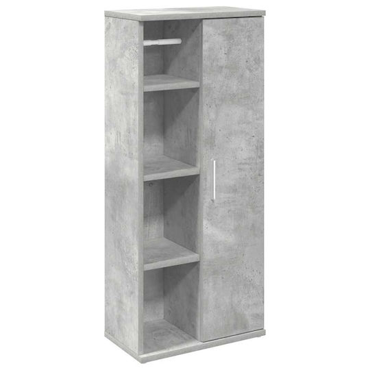 vidaXL Ντουλάπι Μπάνιου 39x22x90cm Γκρι