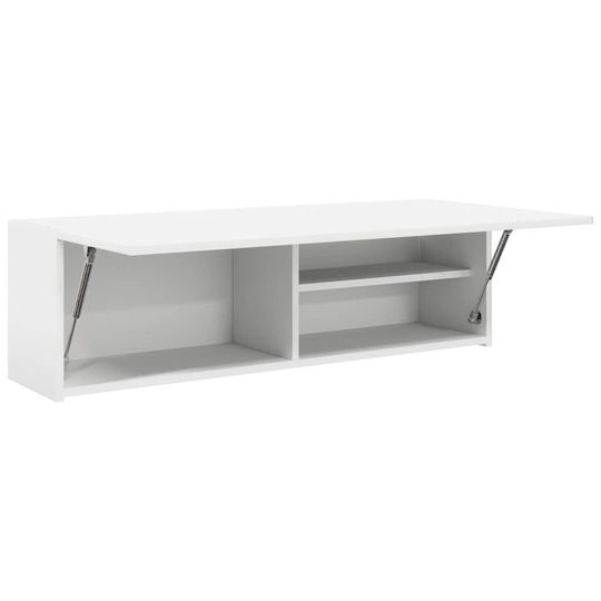 vidaXL Bathroom Cabinet L100xW25xH30cm White