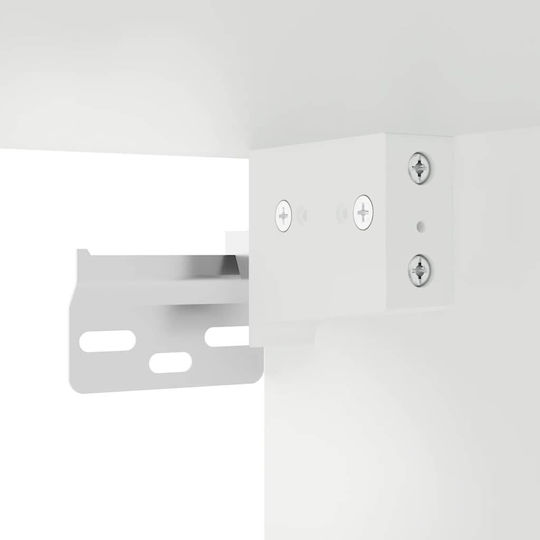 vidaXL Bathroom Cabinet L100xW25xH30cm White