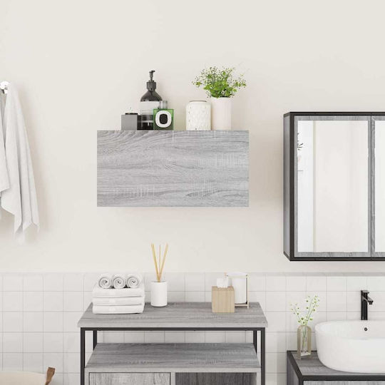 vidaXL Badezimmerschrank B60xT25xH30cm Sonoma