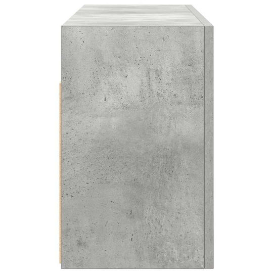 vidaXL Bathroom Cabinet L80xW25xH40cm Gray