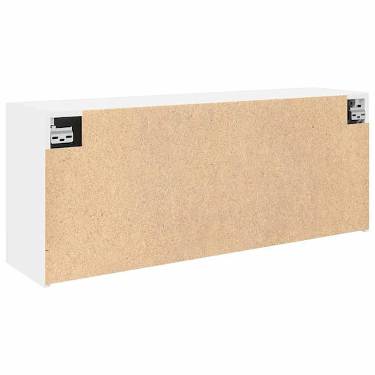 vidaXL Bathroom Cabinet L100xW25xH40cm White